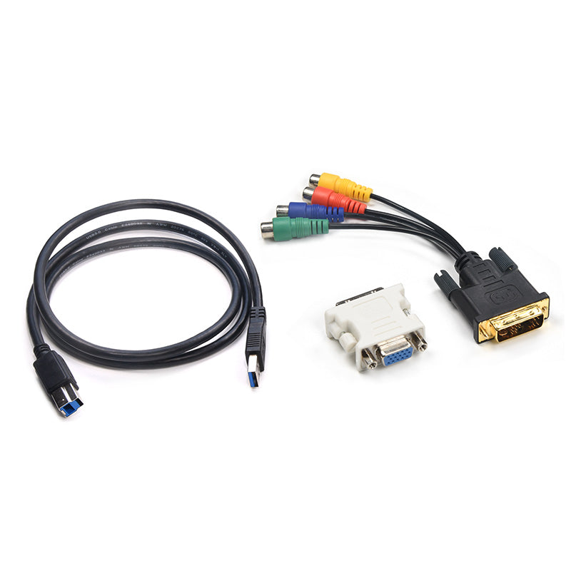 MOKOSE USB3.0 SDI / HDMI / DVI / VGA / YPbPr / CBVS Video Capture Card 1080P 60FPS with MIC Audio Mixer for HD live streaming U200S