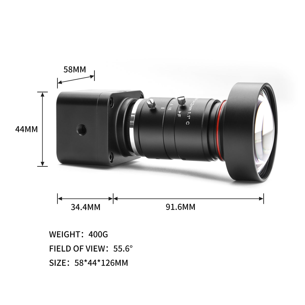 MOKOSE 20MP USB3.0 UVC Driver-Free Webcam 5472*3648/25fps YUV 1080P 60FPS IMX283 1" Sensor USB Manual Focus Machine vision camera for Desktop and Laptop P60