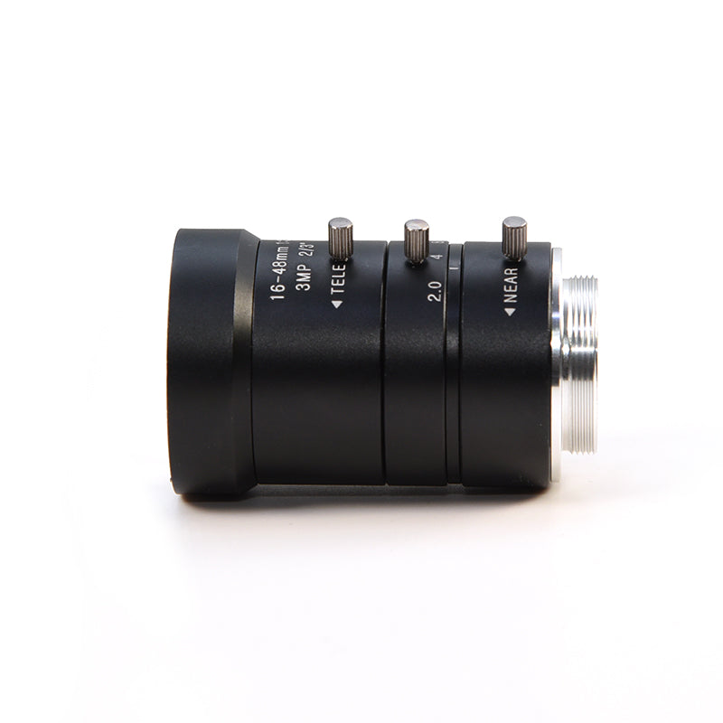 MOKOSE 16-48MM F2.0 2/3" C-Mount Industrial Telephoto Zoom Manual Lens
