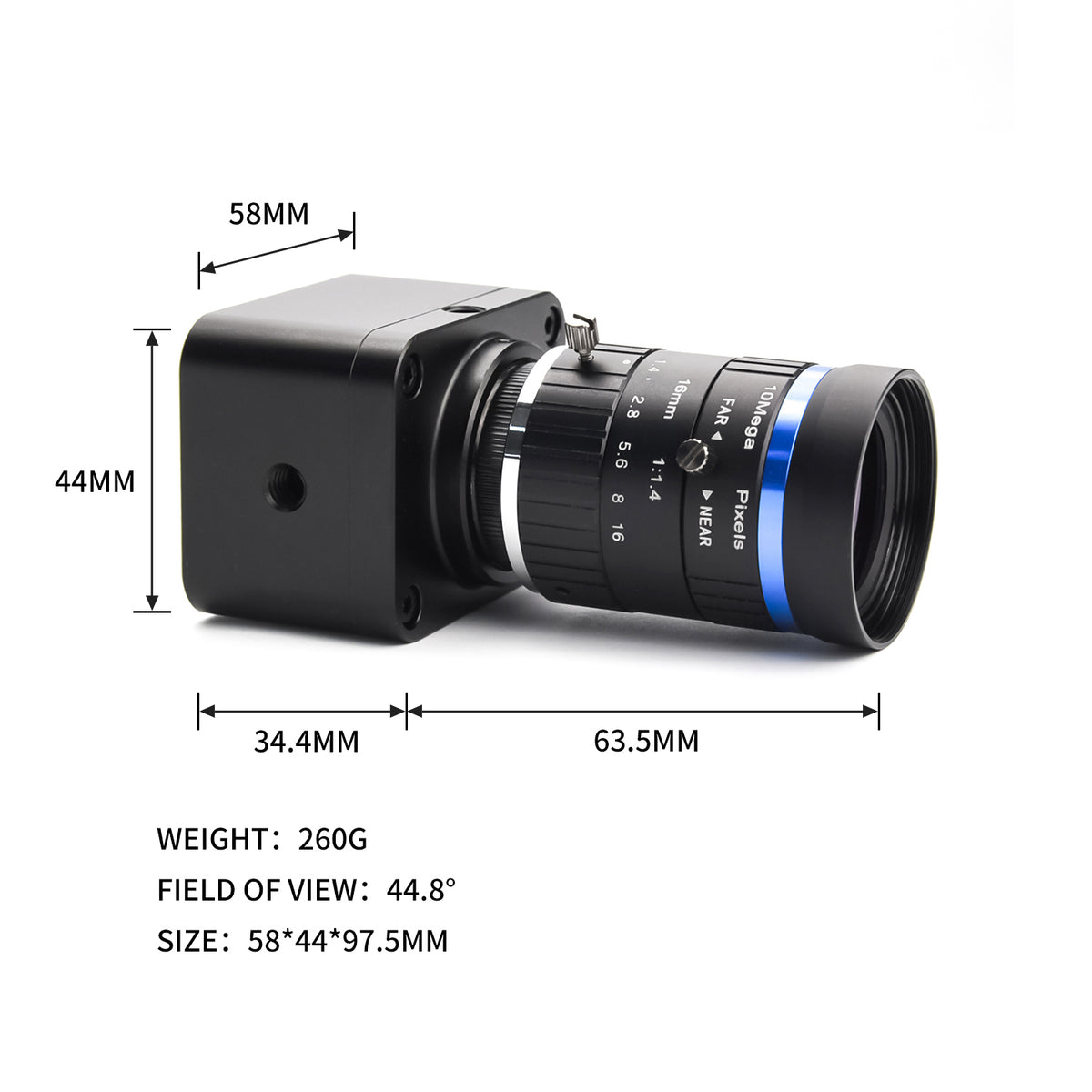 MOKOSE 20MP USB3.0 UVC Driver-Free Webcam 5472*3648/25fps YUV 1080P 60FPS IMX283 1" Sensor USB Manual Focus Machine vision camera for Desktop and Laptop P60