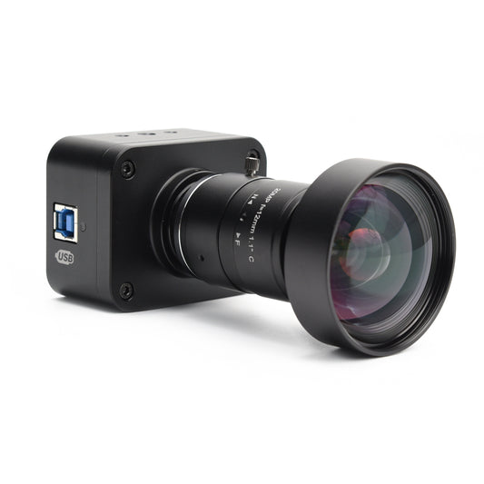 MOKOSE 50MP IMX989 1" Sensor Webcam Manual Focus 8K Ultra HD USB3.2 Industrial Camera UVC Driver-Free Camera 8192*6144px max for Product Inspection, Precision Measurement and Machine Vision Recognition