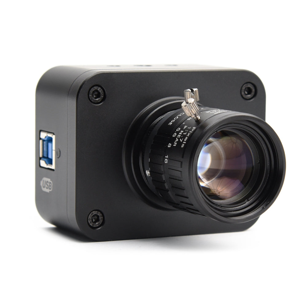 MOKOSE 50MP IMX989 1" Sensor Webcam Manual Focus 8K Ultra HD USB3.2 Industrial Camera UVC Driver-Free Camera 8192*6144px max for Product Inspection, Precision Measurement and Machine Vision Recognition