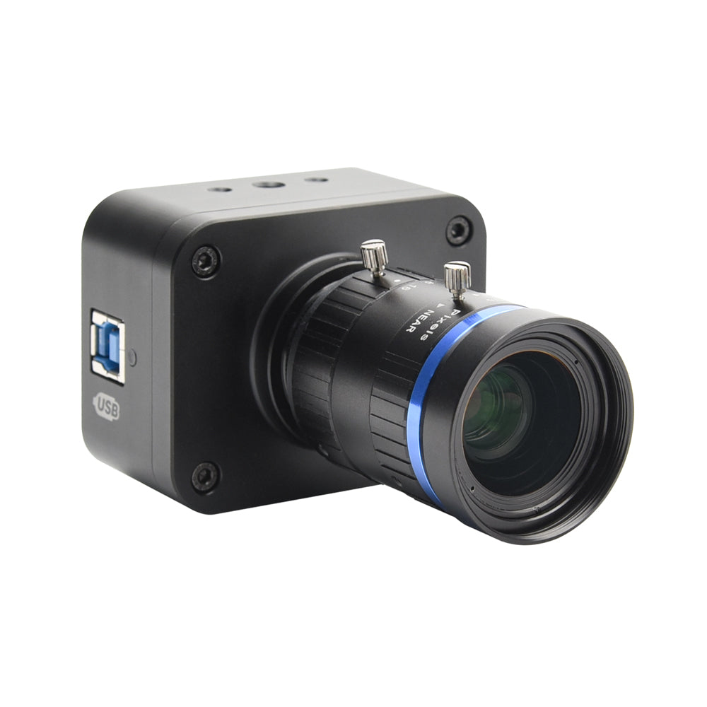 MOKOSE 50MP IMX989 1" Sensor Webcam Manual Focus 8K Ultra HD USB3.2 Industrial Camera UVC Driver-Free Camera 8192*6144px max for Product Inspection, Precision Measurement and Machine Vision Recognition