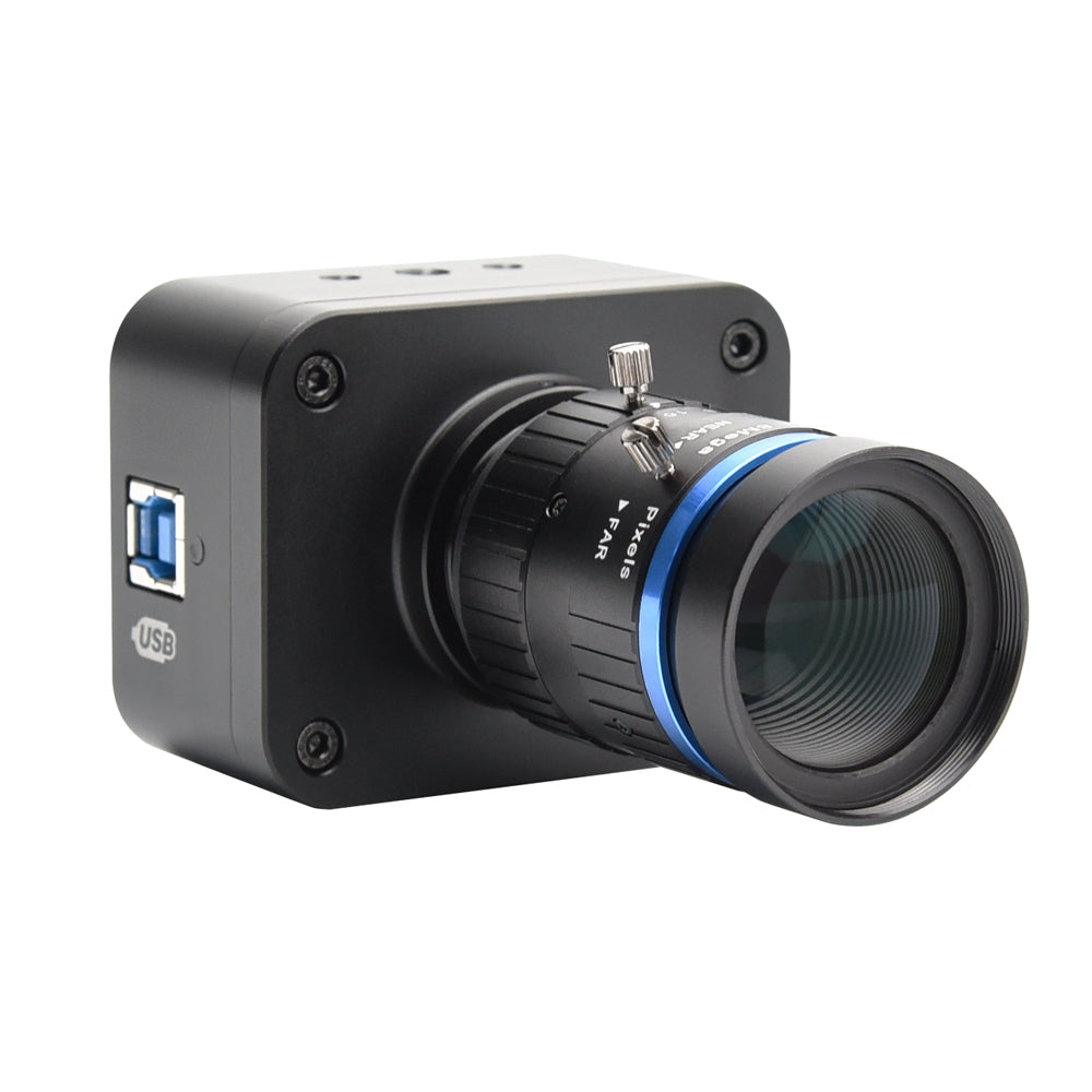 MOKOSE 50MP IMX989 1" Sensor Webcam Manual Focus 8K Ultra HD USB3.2 Industrial Camera UVC Driver-Free Camera 8192*6144px max for Product Inspection, Precision Measurement and Machine Vision Recognition