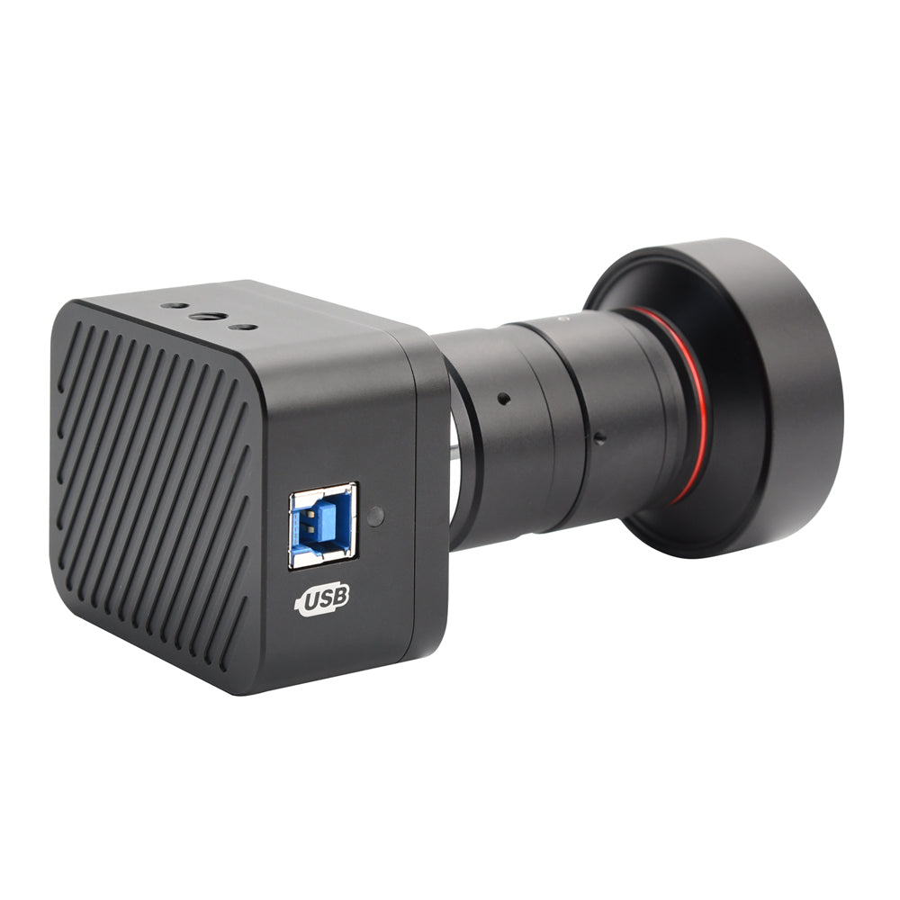 MOKOSE 50MP IMX989 1" Sensor Webcam Manual Focus 8K Ultra HD USB3.2 Industrial Camera UVC Driver-Free Camera 8192*6144px max for Product Inspection, Precision Measurement and Machine Vision Recognition