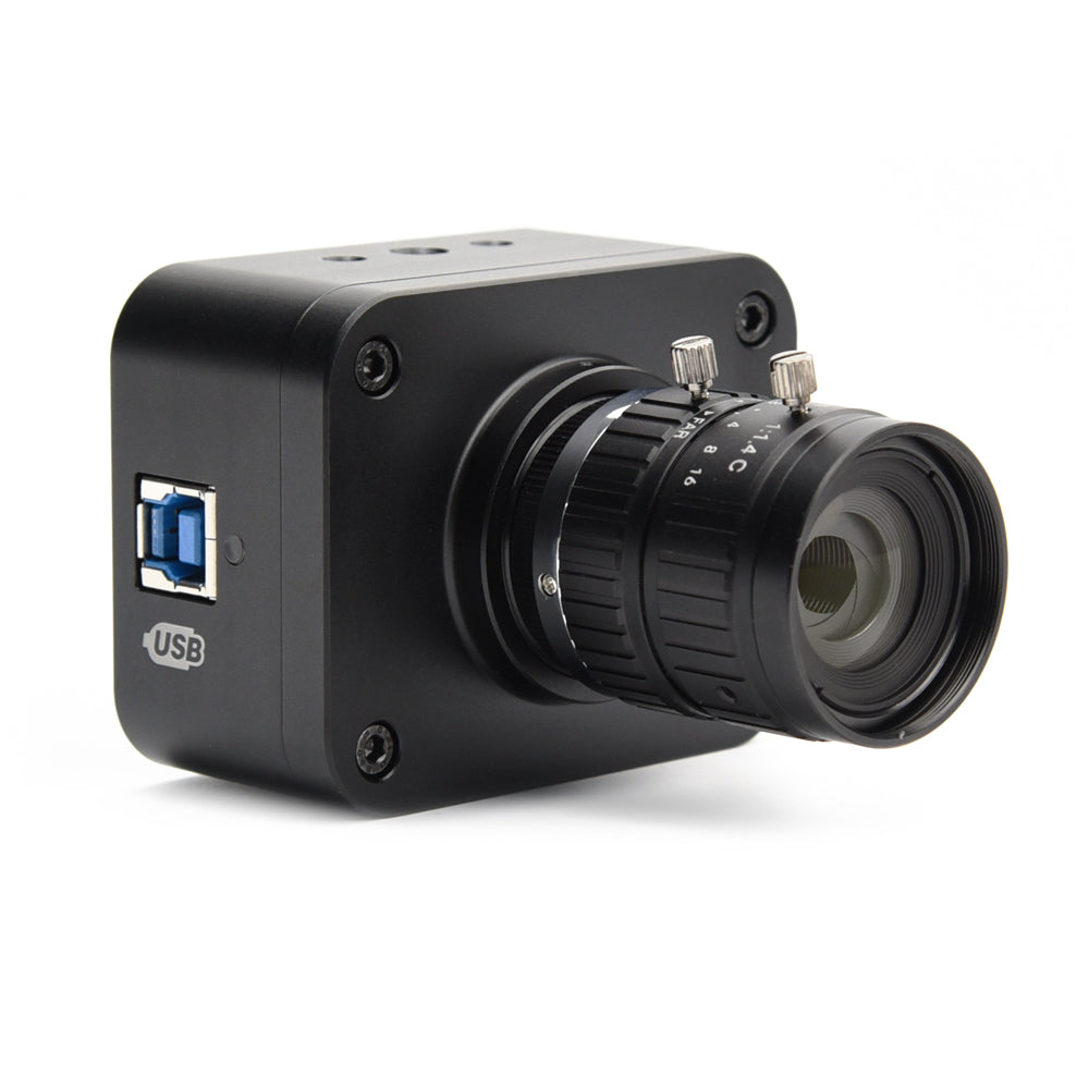 MOKOSE 50MP IMX989 1" Sensor Webcam Manual Focus 8K Ultra HD USB3.2 Industrial Camera UVC Driver-Free Camera 8192*6144px max for Product Inspection, Precision Measurement and Machine Vision Recognition