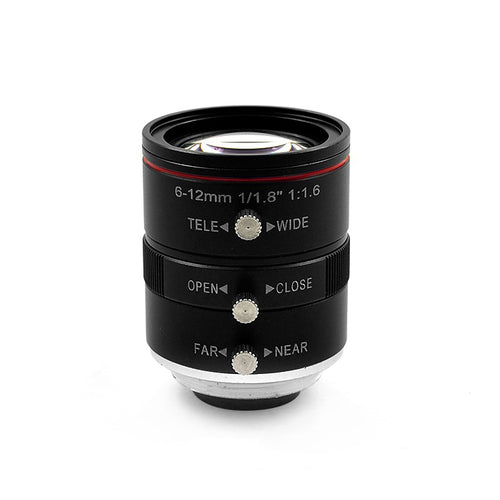 MOKOSE 6-12mm Zoom Camera Manual Lens 1/1.8