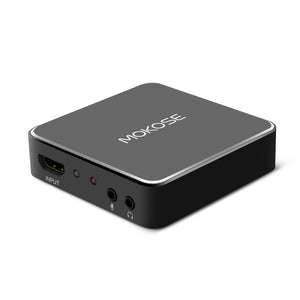 MOKOSE HDMI live streaming Game Video Capture card USB3.0 HD Dongle 1080P 60FPS Grabber box device with MIC Audio Mixer for PS4S witch Support Windows Linux OS X (MAC) System