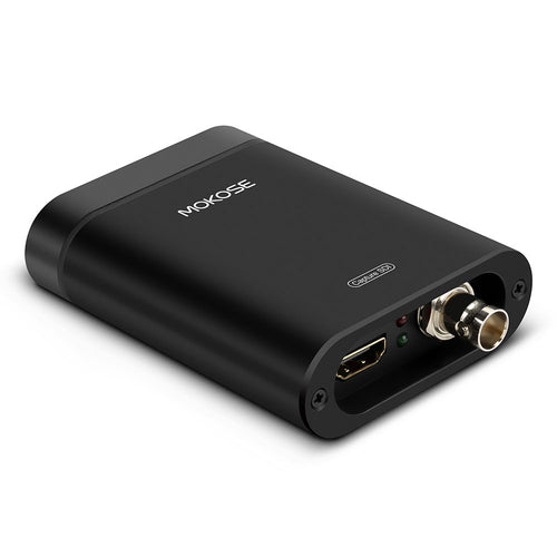 MOKOSE USB3.0 HDMI/SDI Video Capture Card for Windows, Linux, OS X (Mac) HD Loop Thru Game Dongle Grabber Device 1080P 60fps UVC Free Driver Box